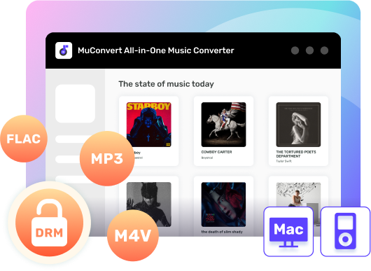 Convert DRM Protected Music to Common Format