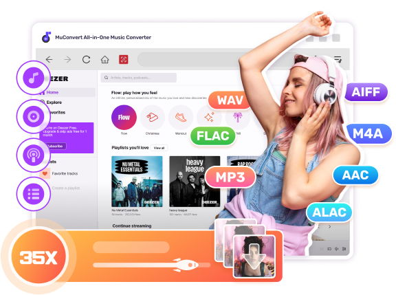 MuConvert Deezer Music Converter Banner