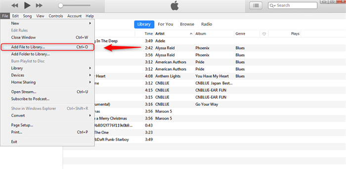 Importuj pobrane utwory Spotify do iTunes