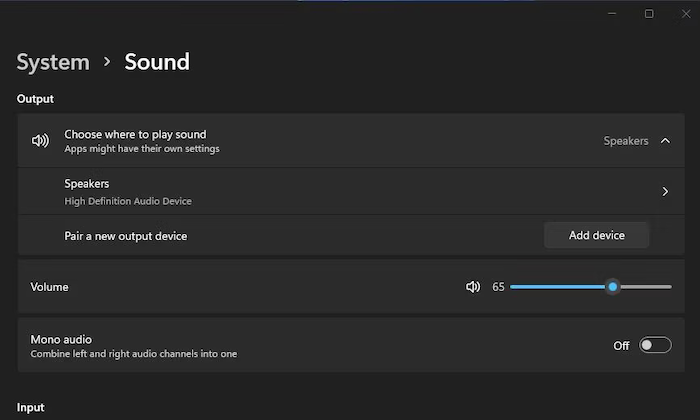 Adjust Volume on Windows to Fix Spotify No Sound