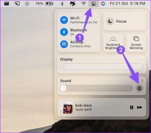 Airplay Spotify su Homepod Mini su Mac