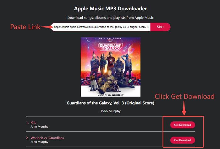 Descargador de música de Apple en línea