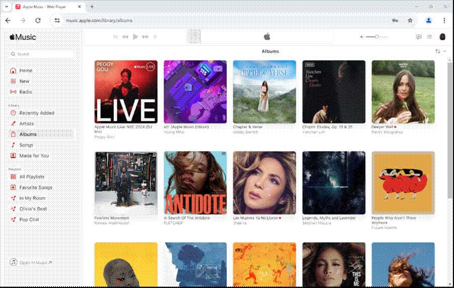 Apple Music Interface