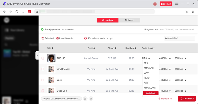 Configure Output Format and Quality