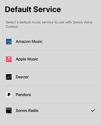 Connect Apple Music in Sonos App
