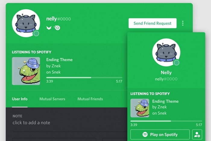 Show Your Listening Status on Discord Profile