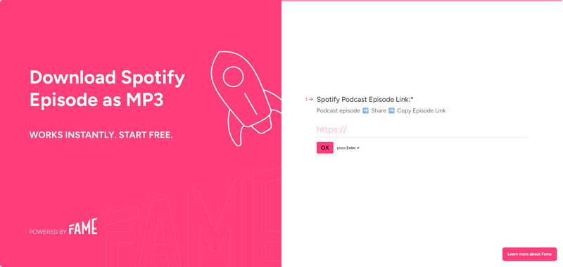 Download Spotify Podcast FAME