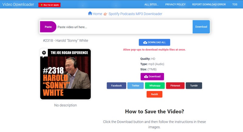 Download Spotify Podcast PasteDownload