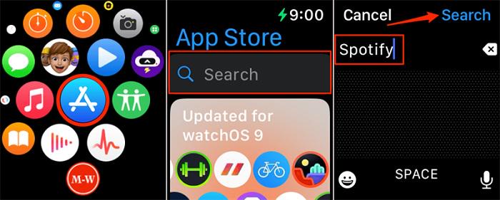 Pobierz Spotify na Apple Watch