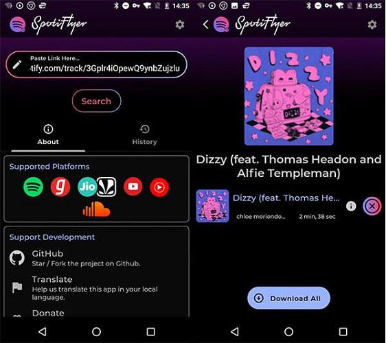 Baixe a lista de reprodução do Spotify com SpotiFlyer