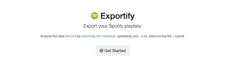 Exportify