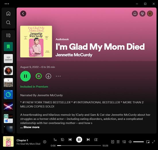 Find Spotify Audiobooks