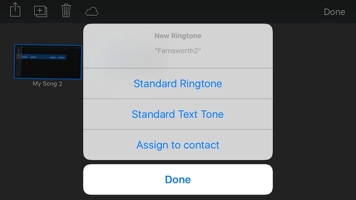 GarageBand Create Ringtones