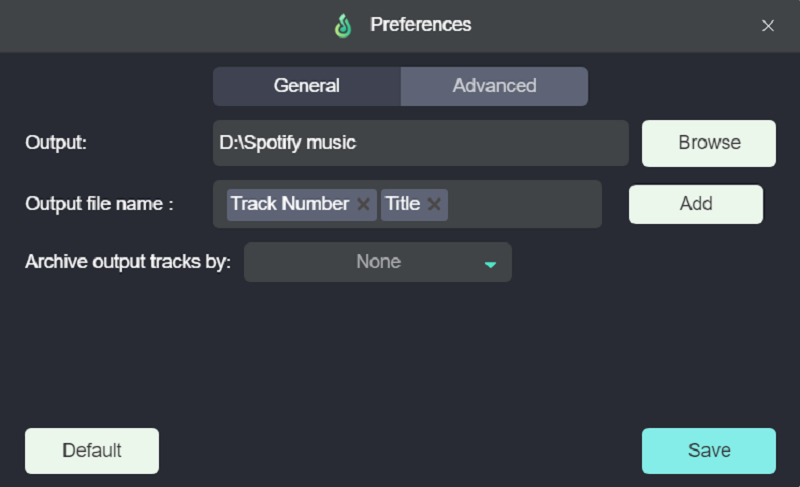 Adjust General Settings to Download Spotify Podcasts