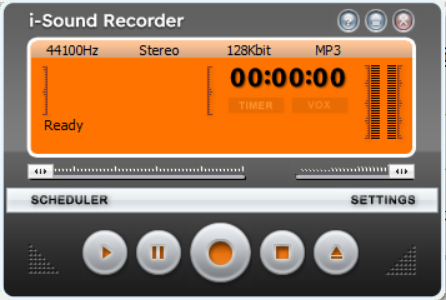 All to MP3 Recorder Interface