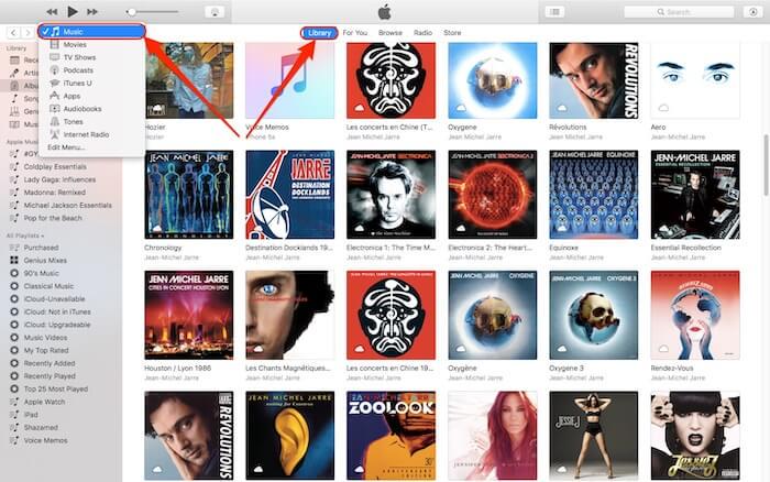 iTunes Browse Music