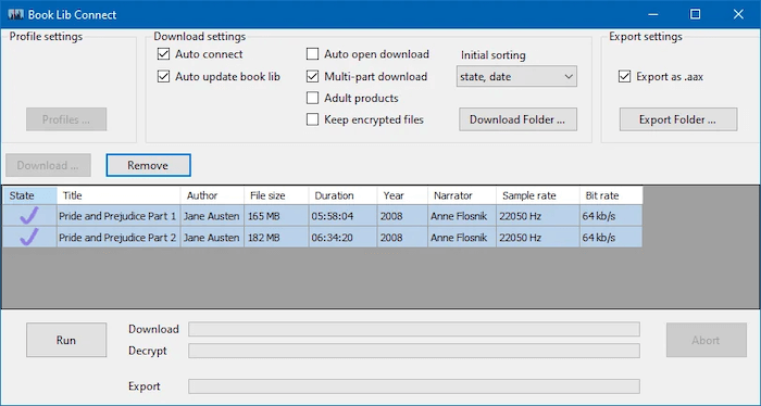 Libation AAX to MP3 Converter