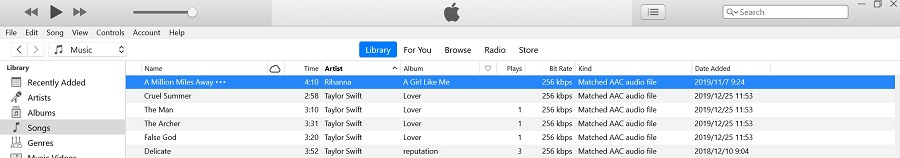 Combina canciones de M4P a través de iTunes Match