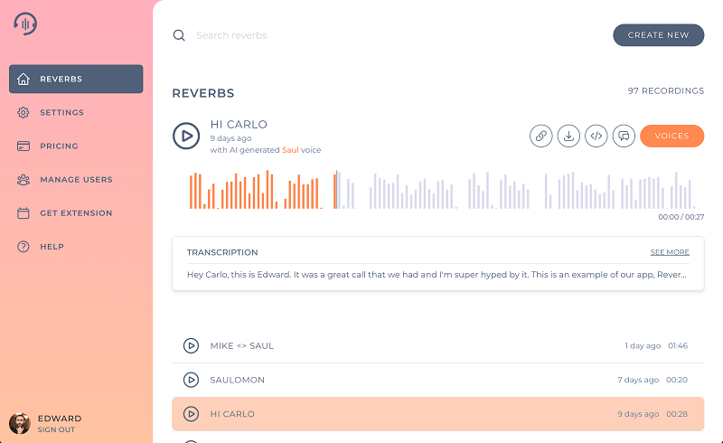 Record Amazon Prime Music via Reverb Online Recorder