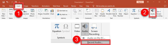 Record System Audio via PowerPoint