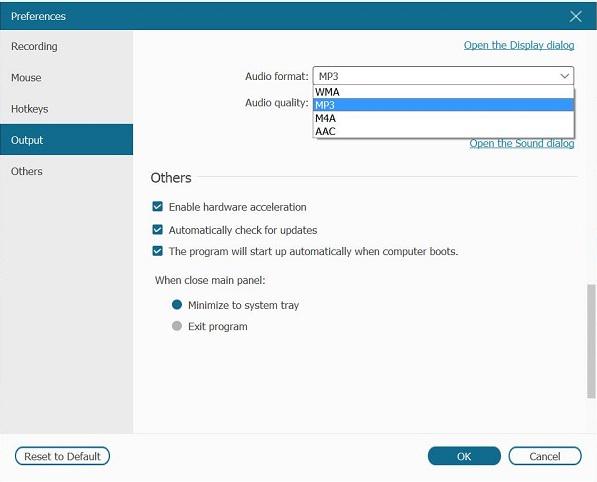Set M4A to Record SoundCloud