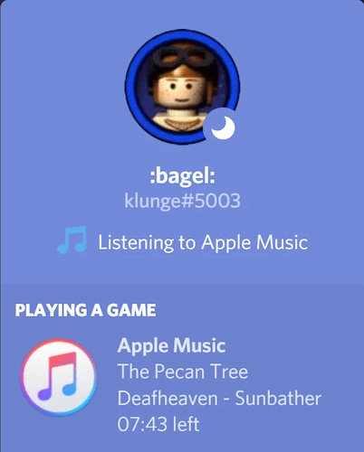 Share Apple Music on Discord iTunes