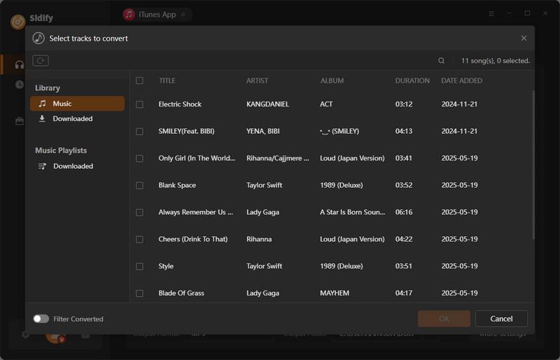 Sidify Apple Music Converter iTunes App Mode