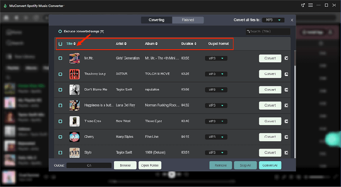 Switch Converting List Sort