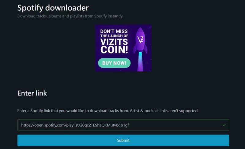 SpotDownloader Najlepszy internetowy program do pobierania Spotify