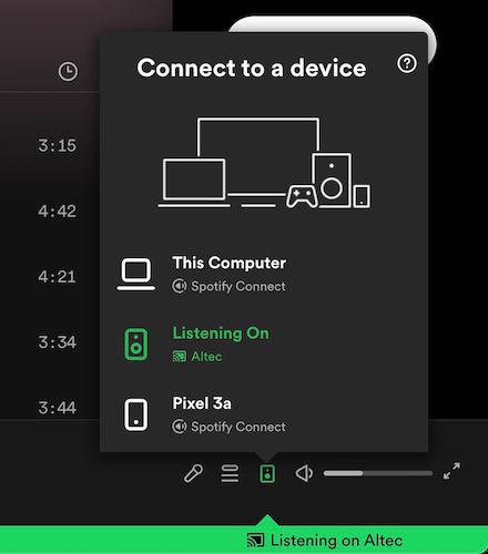 Aplikacja Spotify Graj na Sonos