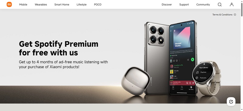 Spotify Premium 4 Months with Xiaomi