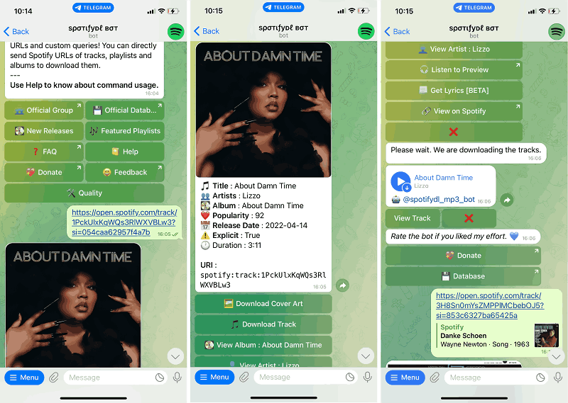 Bot Spotifydl do Telegram
