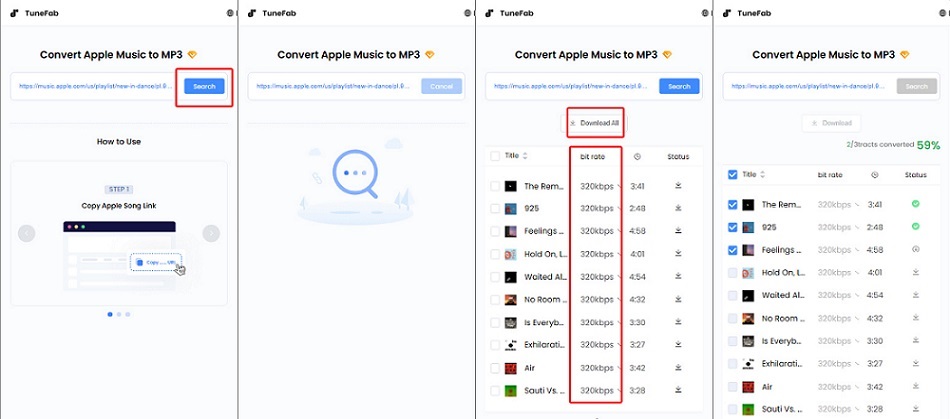 TuneFab Apple Music Downloader Online