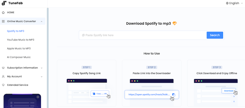 TuneFab Online Downloader