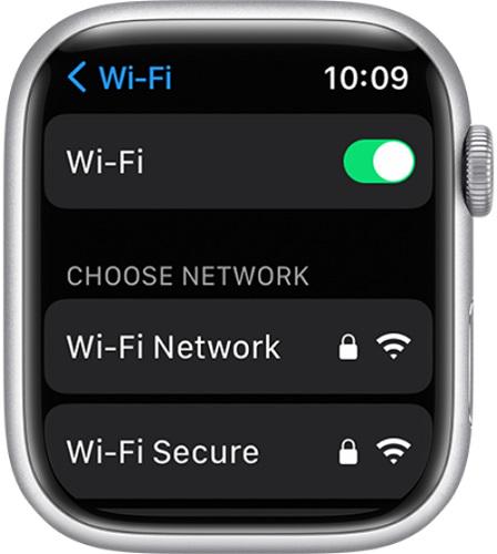 Włącz Wi-Fi na Apple Watch