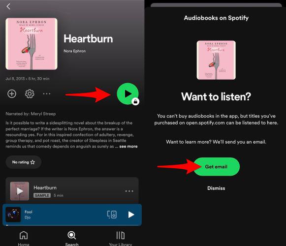 Unlock Spotify Audiobook on Phone